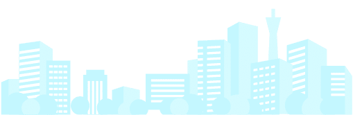 left buildings